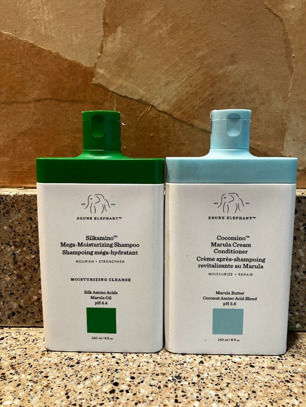 Drunk Elephant Hair Silkamino Shampoo & Cocomino Marula Cream Conditioner!! NEW